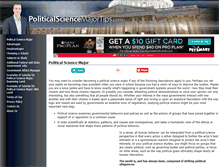 Tablet Screenshot of politicalsciencemajortips.com